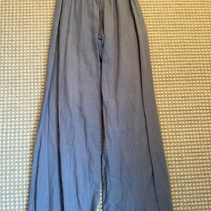 Hard Tail Wide Leg Pants in Blue